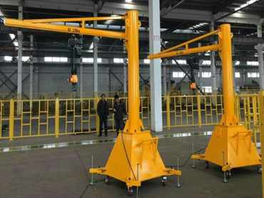 Guida ruota di mobile cantilever crane